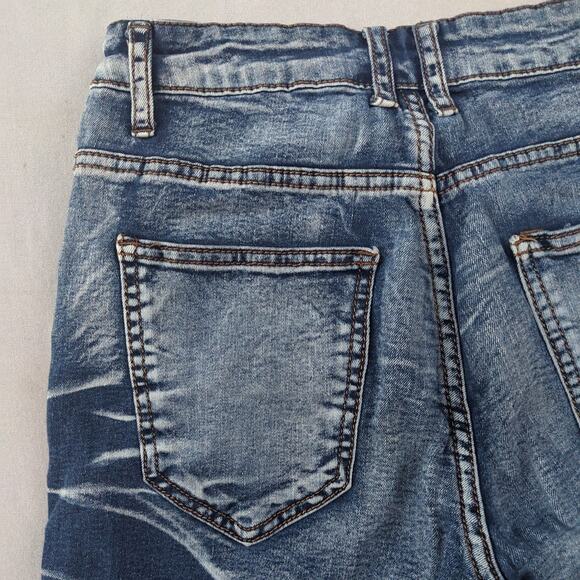 Distressed Jean Shorts Mens Size 28 - Picture 6 of 10